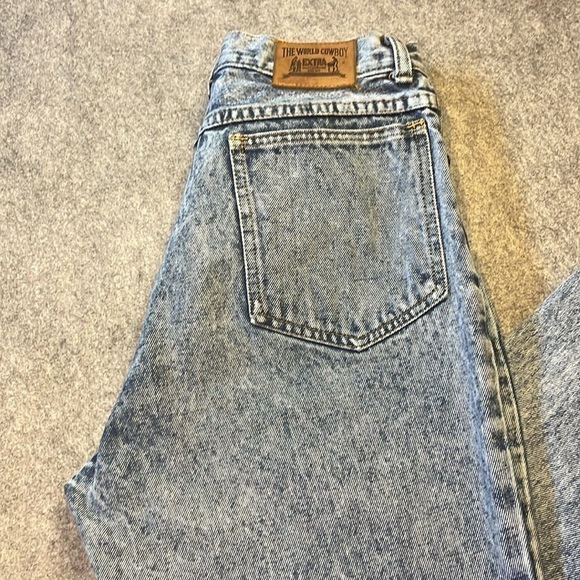 The World Cowboy Vintage Acid  Washed Denim, Size 29 - Picture 5 of 12